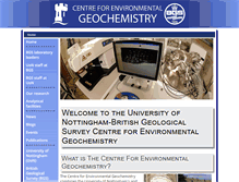 Tablet Screenshot of environmentalgeochemistry.org